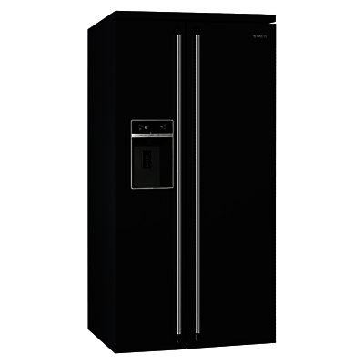 Smeg SBS963N American Style Fridge Freezer, Black Smeg SBS963N American Style Fridge Freezer, Black